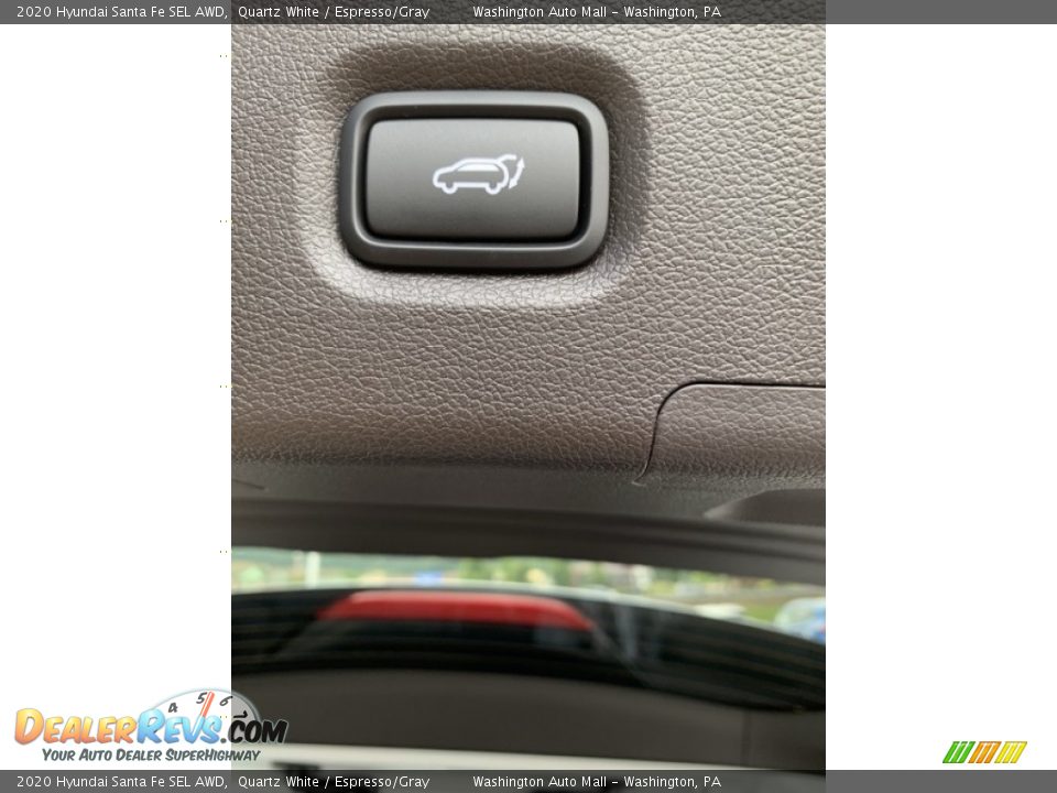 2020 Hyundai Santa Fe SEL AWD Quartz White / Espresso/Gray Photo #23