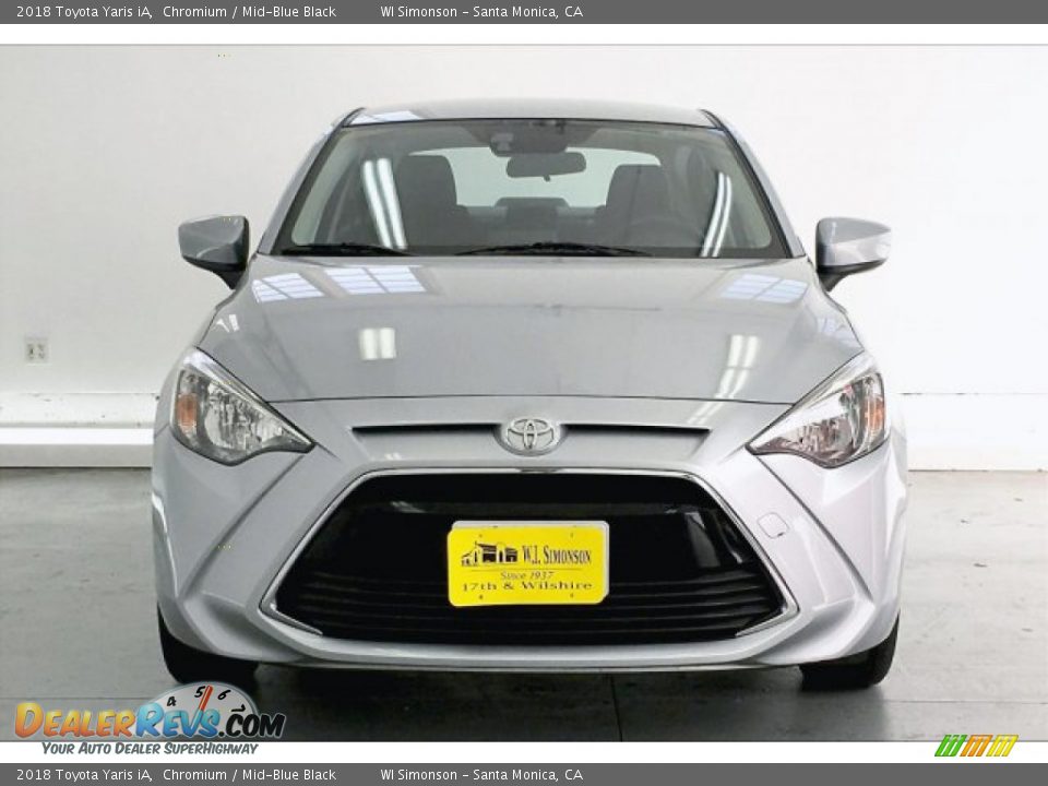 2018 Toyota Yaris iA Chromium / Mid-Blue Black Photo #2