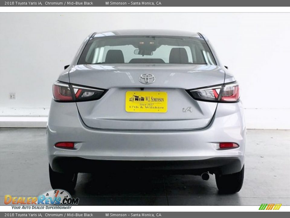 2018 Toyota Yaris iA Chromium / Mid-Blue Black Photo #3