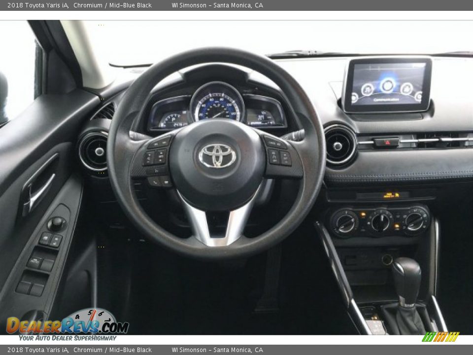 2018 Toyota Yaris iA Chromium / Mid-Blue Black Photo #4