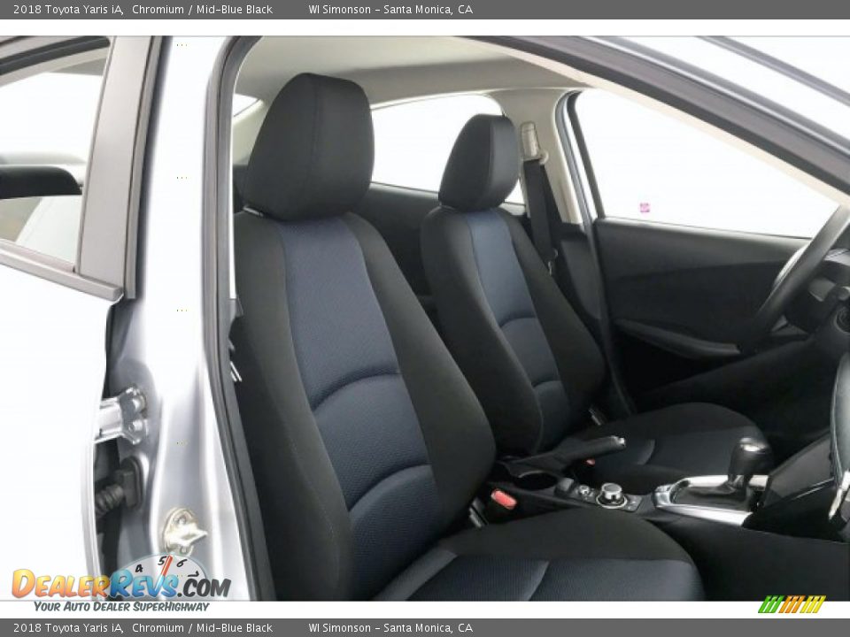 2018 Toyota Yaris iA Chromium / Mid-Blue Black Photo #6