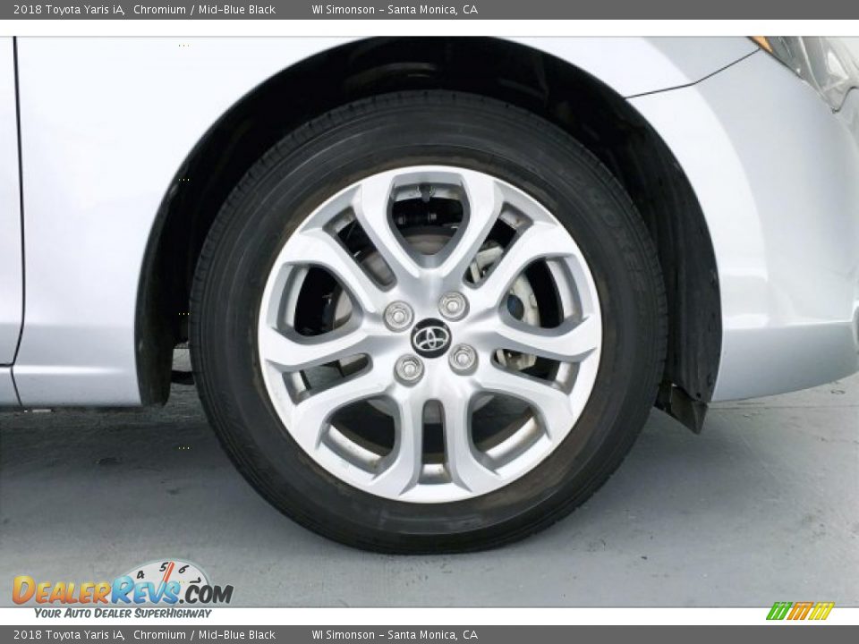 2018 Toyota Yaris iA Chromium / Mid-Blue Black Photo #8