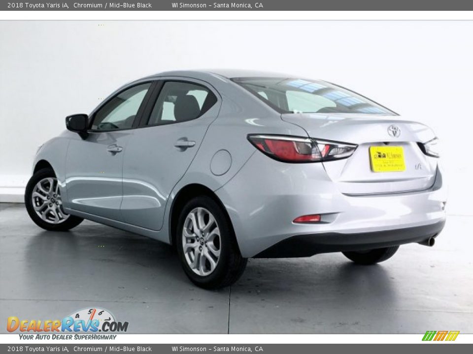 2018 Toyota Yaris iA Chromium / Mid-Blue Black Photo #10
