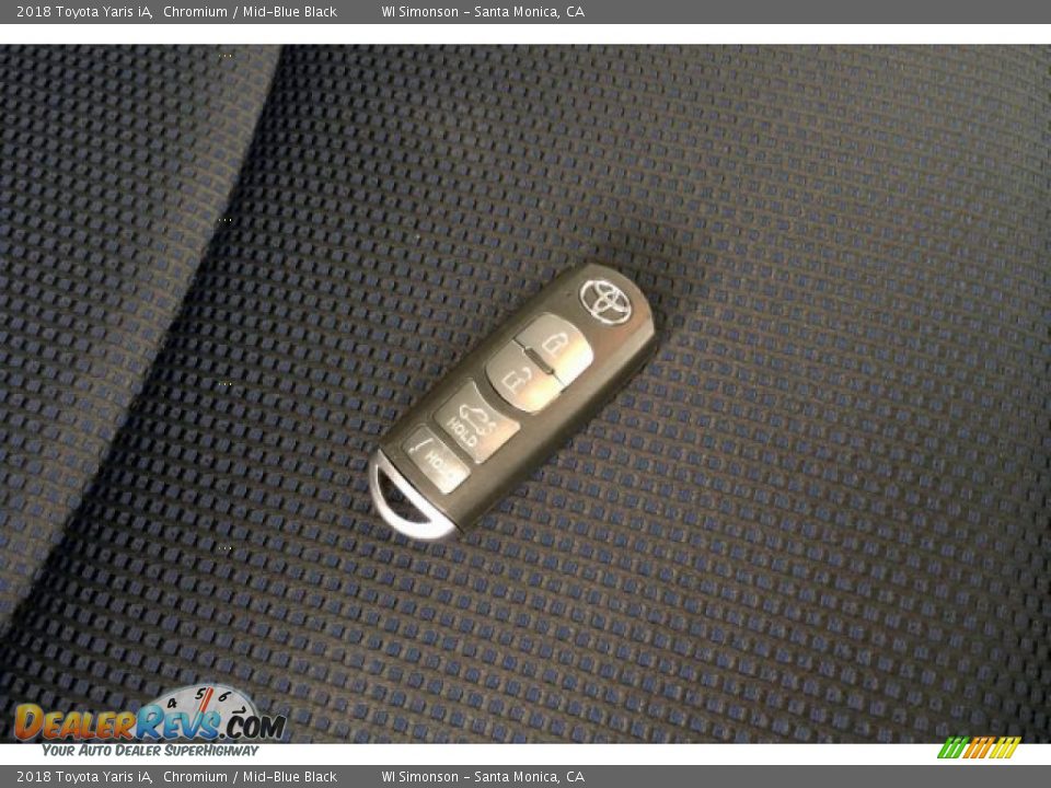 2018 Toyota Yaris iA Chromium / Mid-Blue Black Photo #11