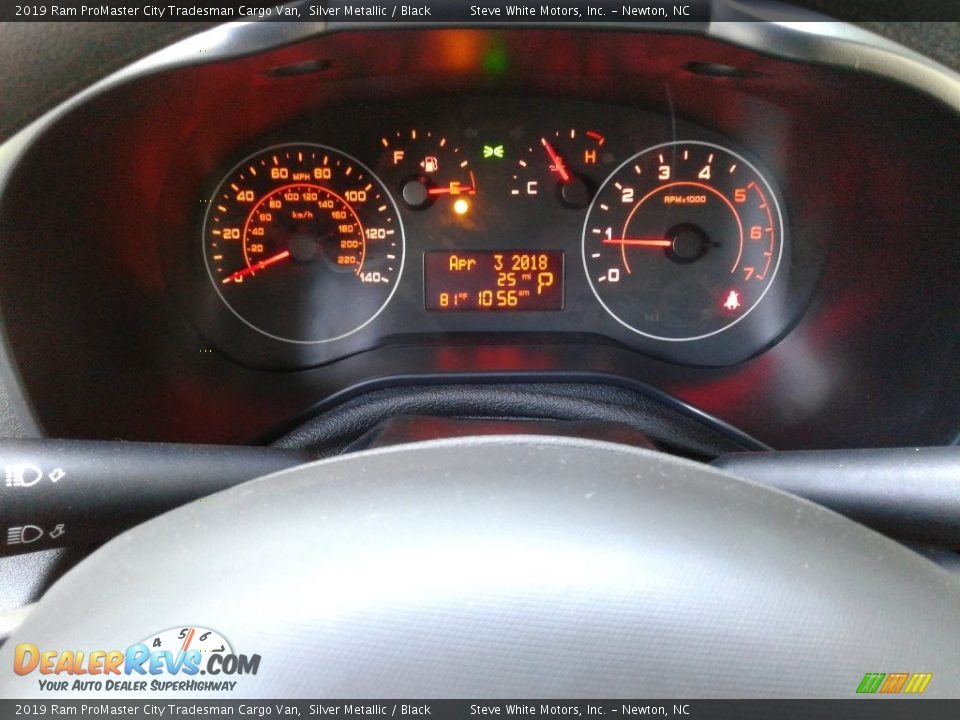 2019 Ram ProMaster City Tradesman Cargo Van Silver Metallic / Black Photo #17