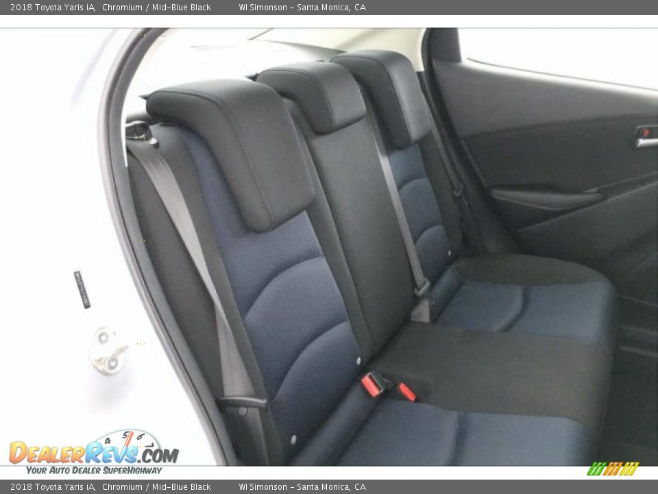 2018 Toyota Yaris iA Chromium / Mid-Blue Black Photo #13