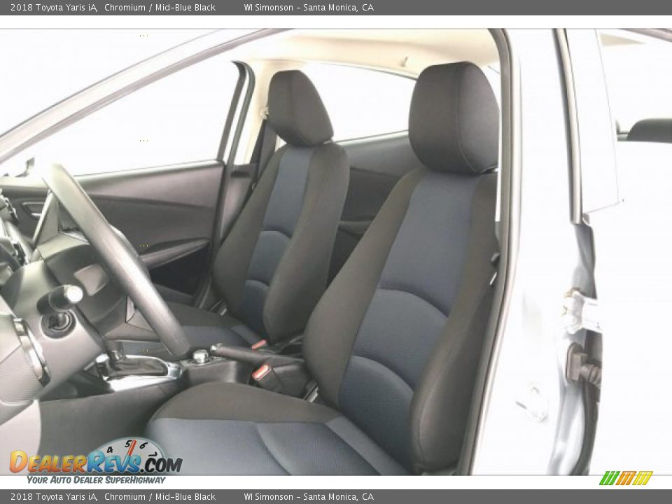 2018 Toyota Yaris iA Chromium / Mid-Blue Black Photo #14