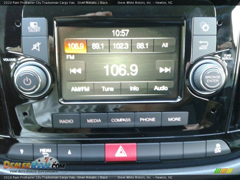 2019 Ram ProMaster City Tradesman Cargo Van Silver Metallic / Black Photo #19