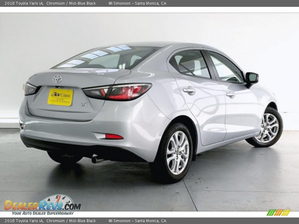 2018 Toyota Yaris iA Chromium / Mid-Blue Black Photo #16