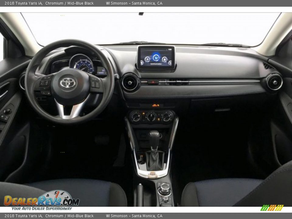 2018 Toyota Yaris iA Chromium / Mid-Blue Black Photo #17