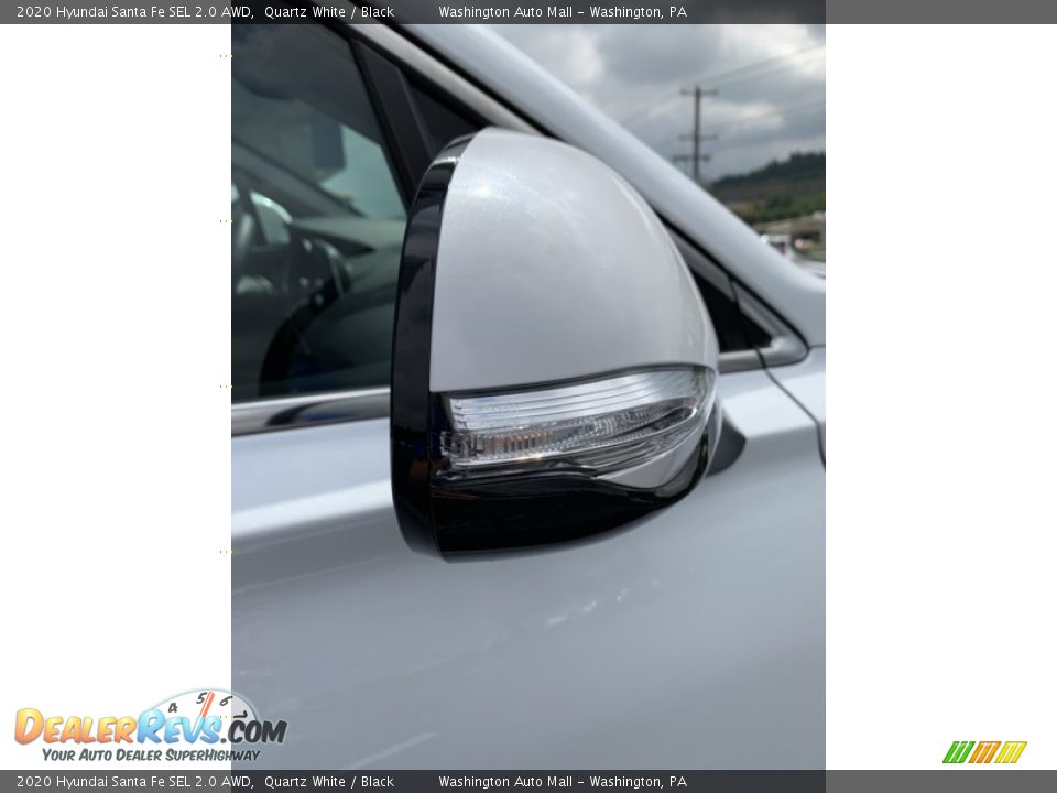2020 Hyundai Santa Fe SEL 2.0 AWD Quartz White / Black Photo #30