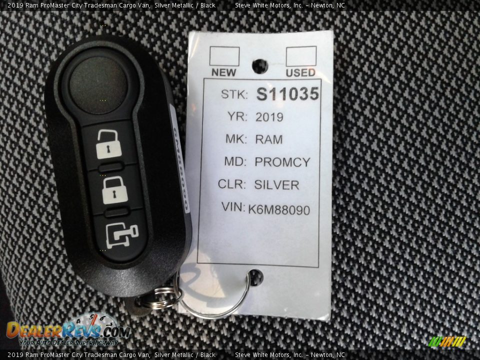 2019 Ram ProMaster City Tradesman Cargo Van Silver Metallic / Black Photo #24