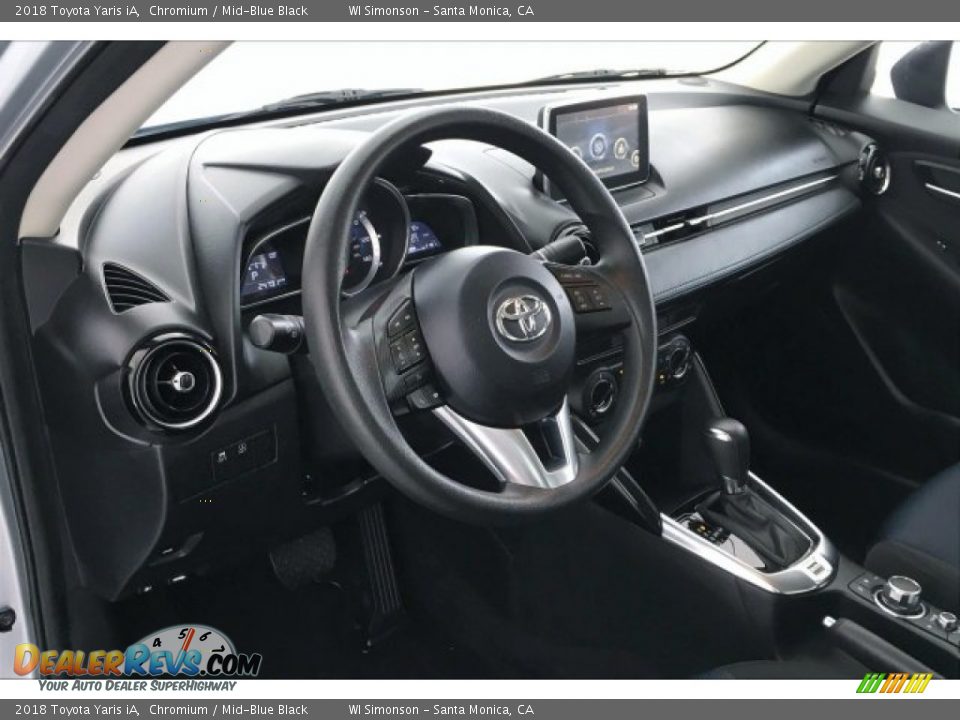 2018 Toyota Yaris iA Chromium / Mid-Blue Black Photo #22