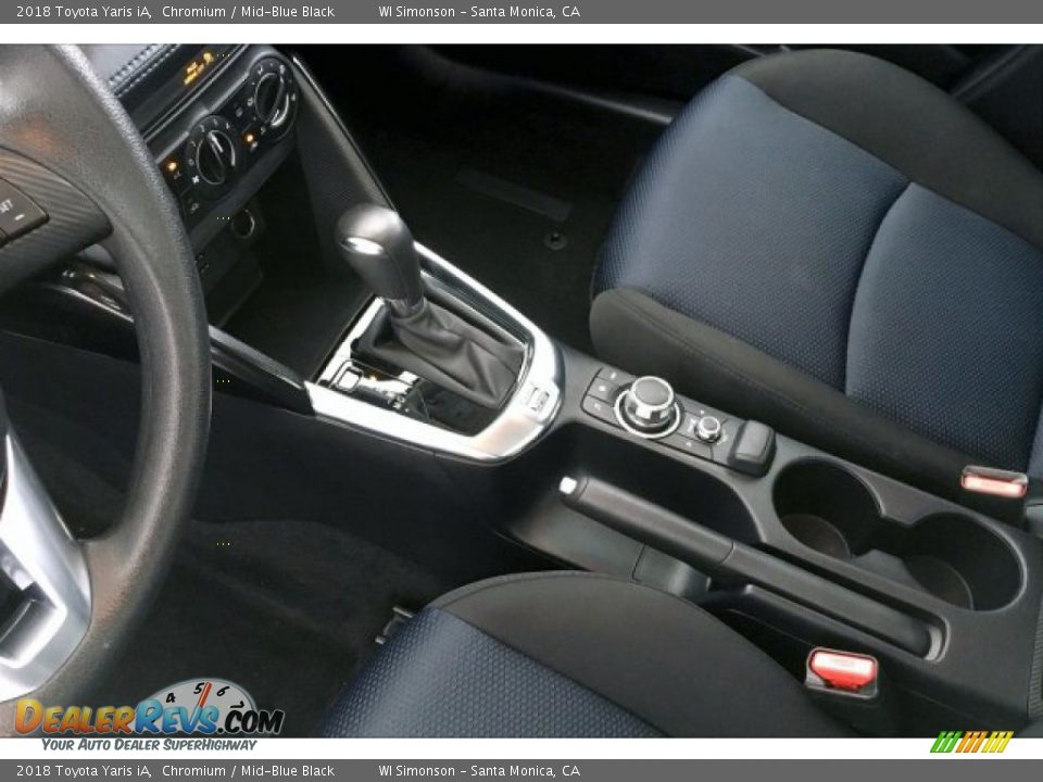 2018 Toyota Yaris iA Chromium / Mid-Blue Black Photo #23