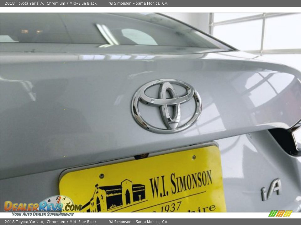 2018 Toyota Yaris iA Chromium / Mid-Blue Black Photo #27