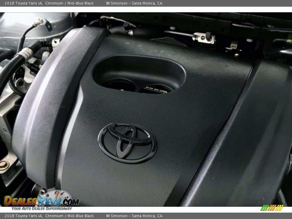 2018 Toyota Yaris iA Chromium / Mid-Blue Black Photo #30
