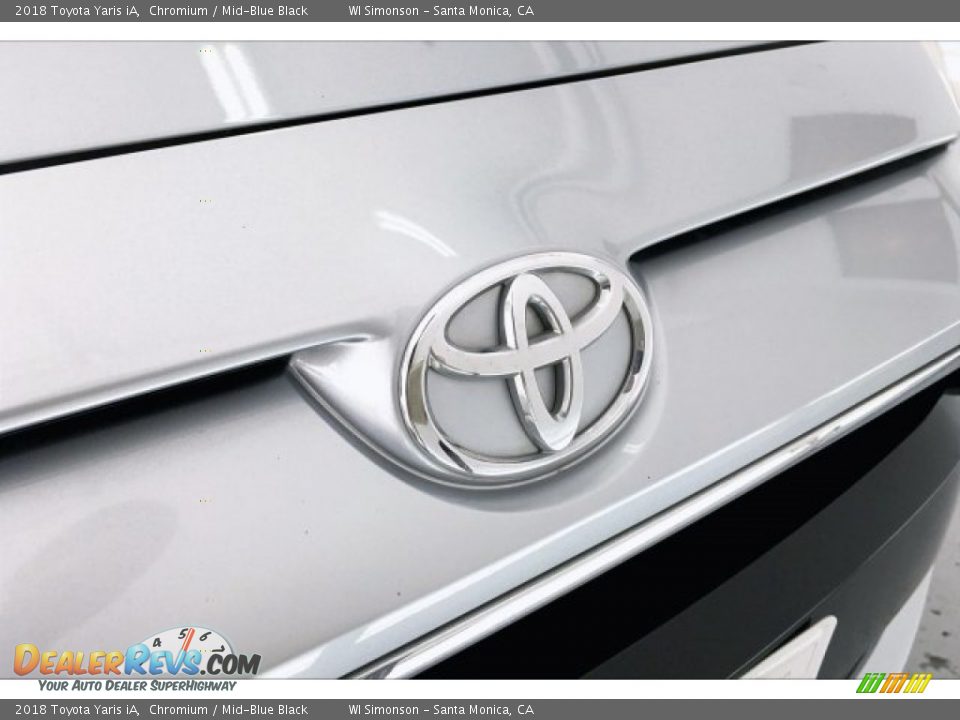 2018 Toyota Yaris iA Chromium / Mid-Blue Black Photo #32