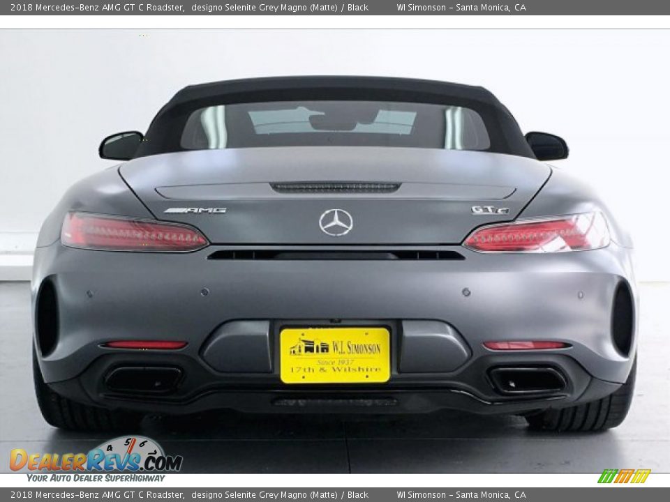 2018 Mercedes-Benz AMG GT C Roadster designo Selenite Grey Magno (Matte) / Black Photo #3