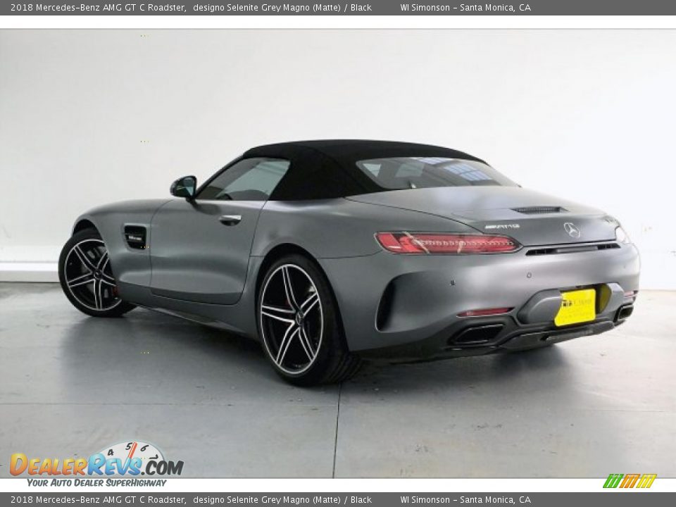 2018 Mercedes-Benz AMG GT C Roadster designo Selenite Grey Magno (Matte) / Black Photo #10