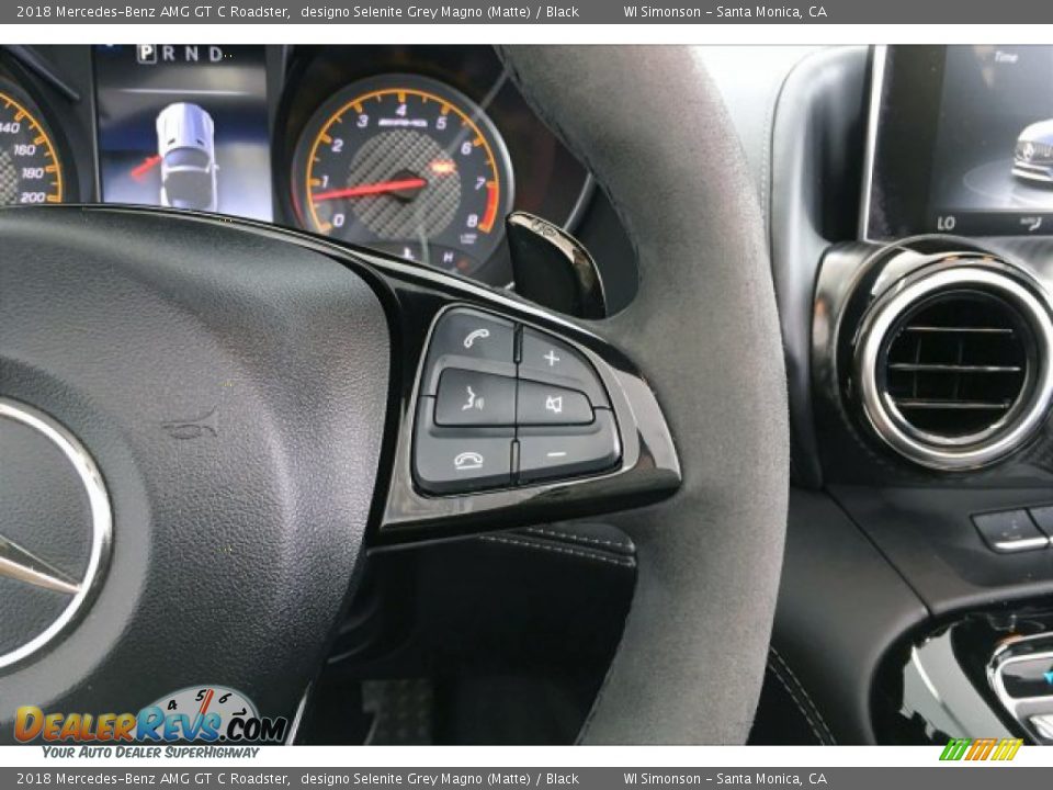 2018 Mercedes-Benz AMG GT C Roadster Steering Wheel Photo #17