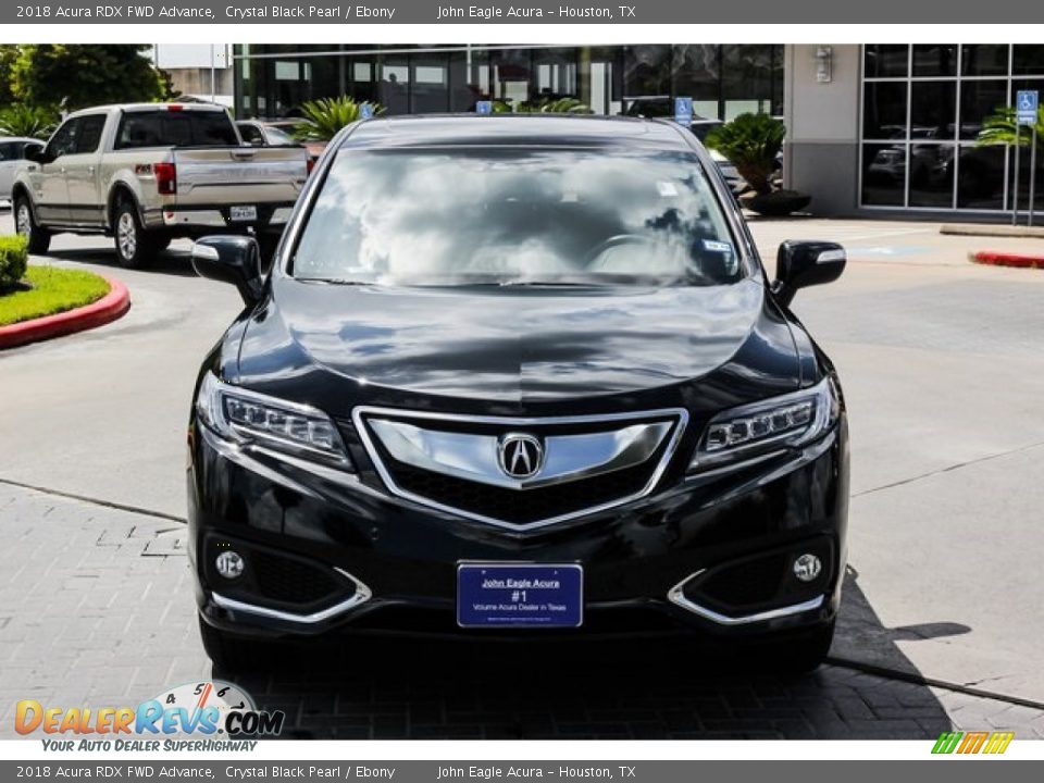 2018 Acura RDX FWD Advance Crystal Black Pearl / Ebony Photo #2