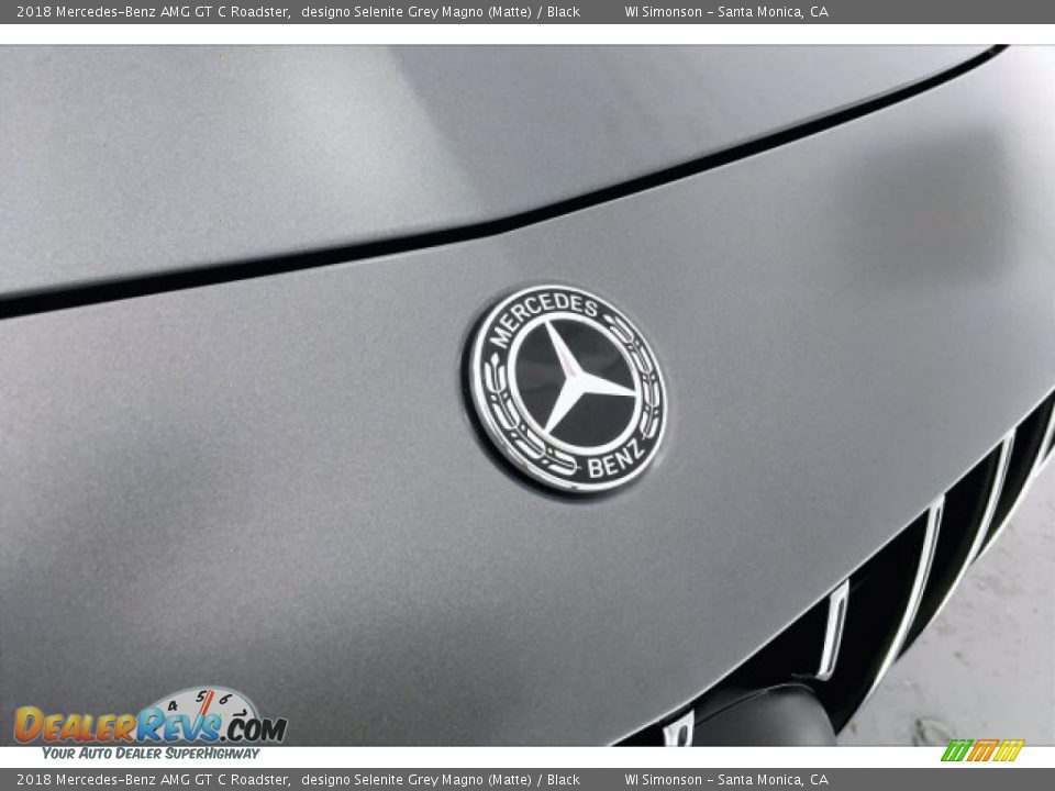 2018 Mercedes-Benz AMG GT C Roadster designo Selenite Grey Magno (Matte) / Black Photo #30
