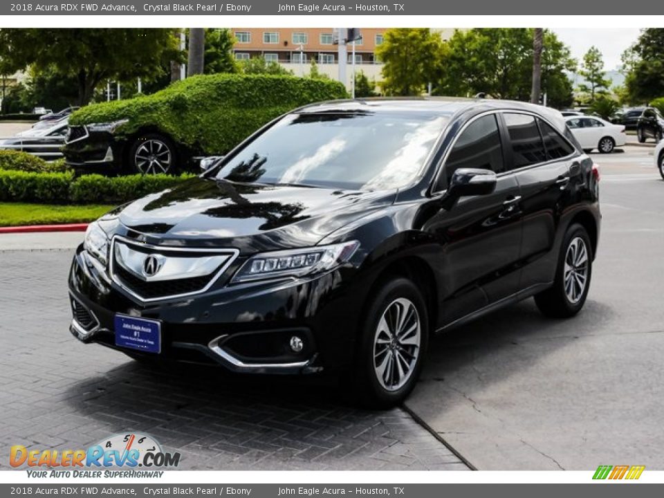 2018 Acura RDX FWD Advance Crystal Black Pearl / Ebony Photo #3
