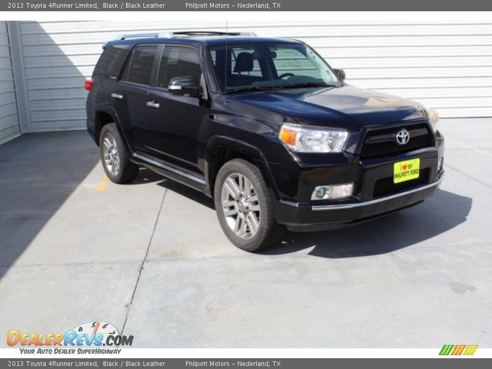 2013 Toyota 4Runner Limited Black / Black Leather Photo #2