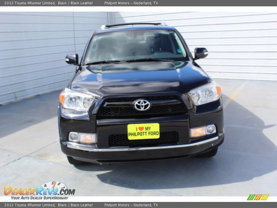 2013 Toyota 4Runner Limited Black / Black Leather Photo #3