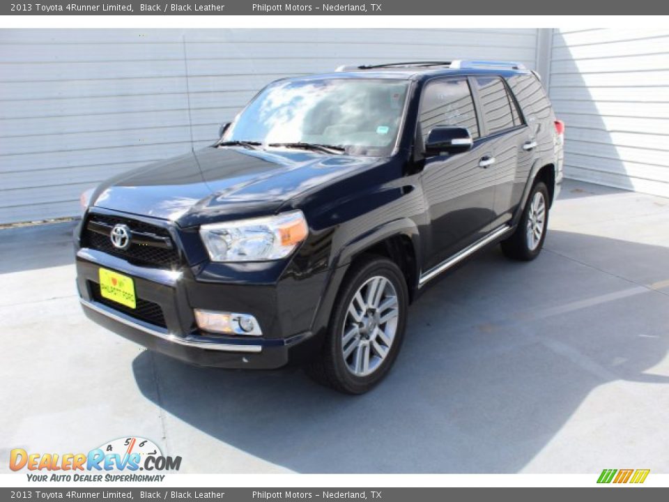 2013 Toyota 4Runner Limited Black / Black Leather Photo #4