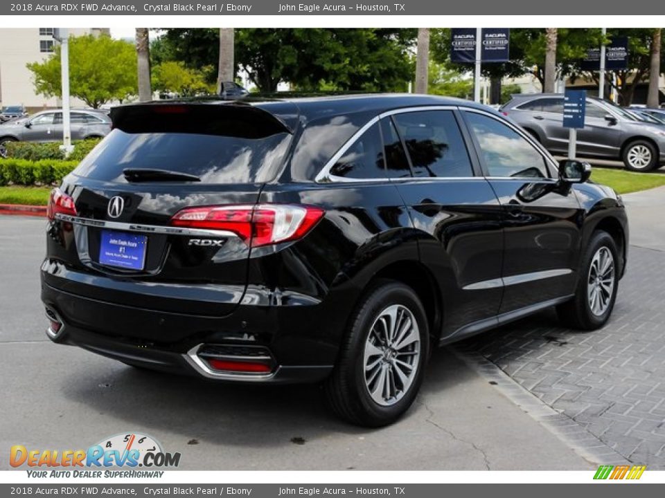 2018 Acura RDX FWD Advance Crystal Black Pearl / Ebony Photo #7