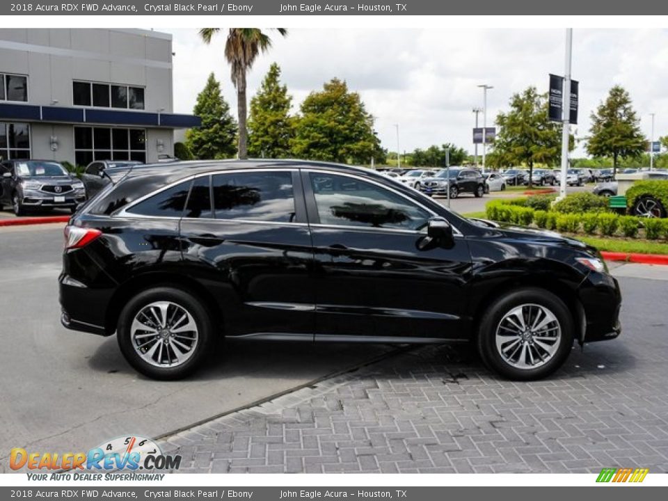 2018 Acura RDX FWD Advance Crystal Black Pearl / Ebony Photo #8