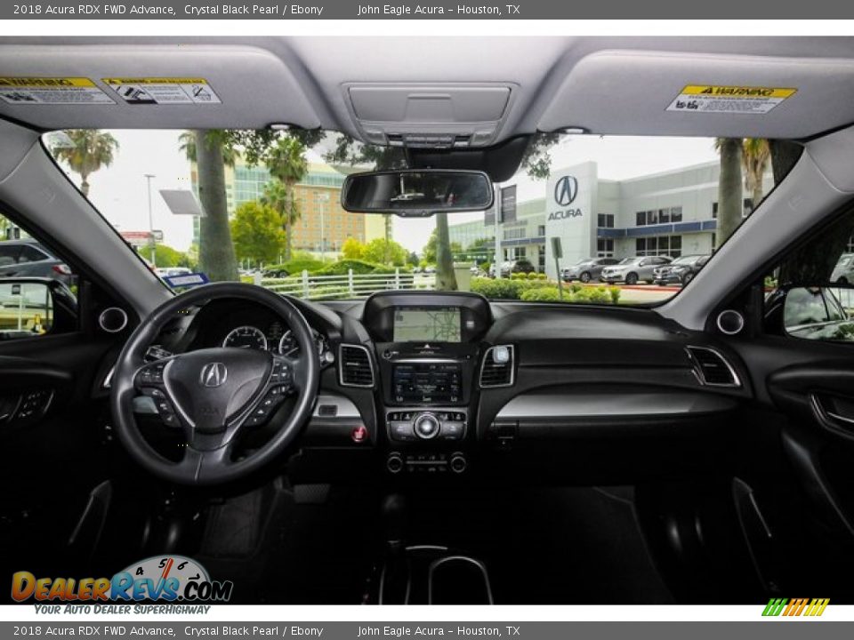 2018 Acura RDX FWD Advance Crystal Black Pearl / Ebony Photo #9