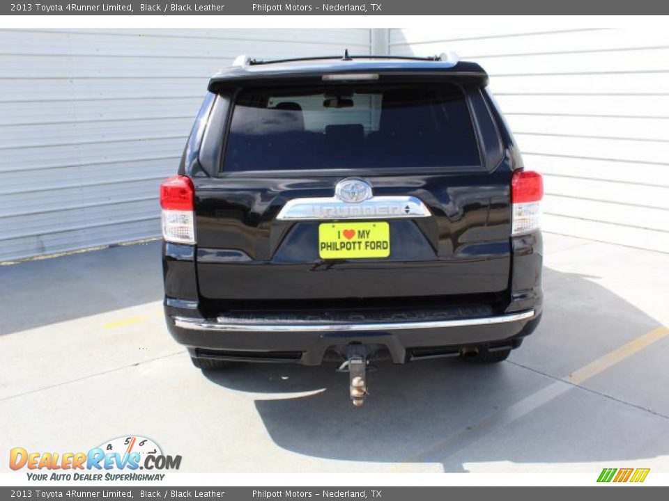 2013 Toyota 4Runner Limited Black / Black Leather Photo #8