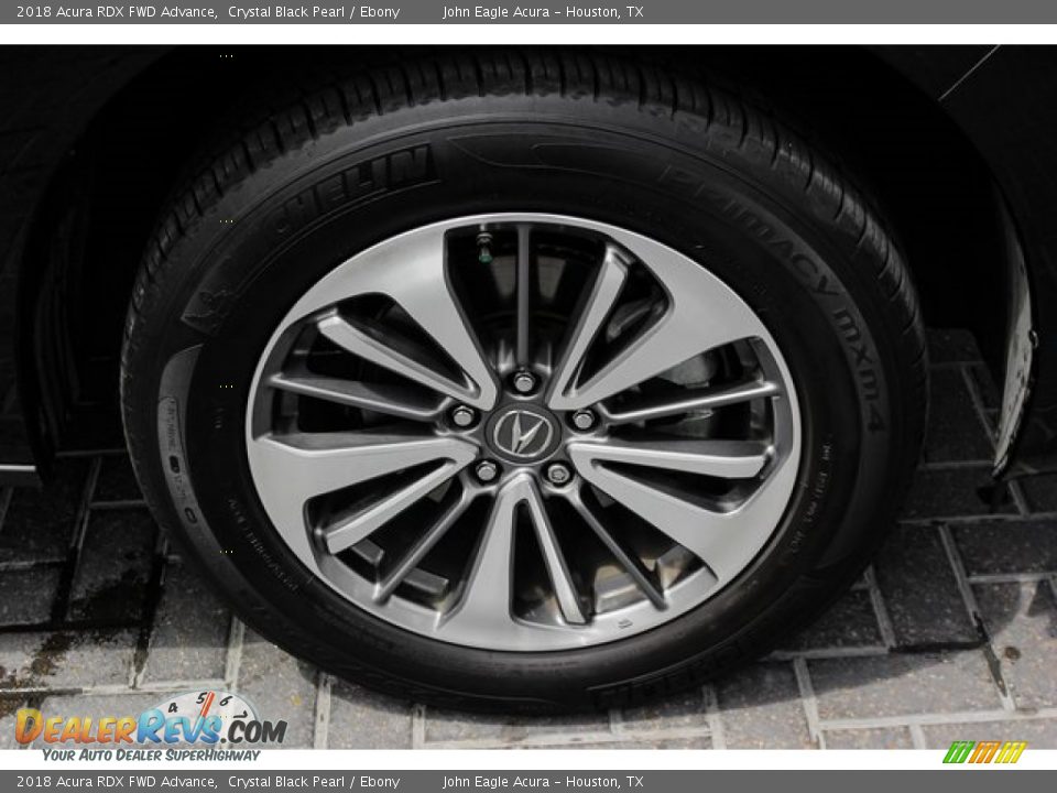 2018 Acura RDX FWD Advance Crystal Black Pearl / Ebony Photo #10