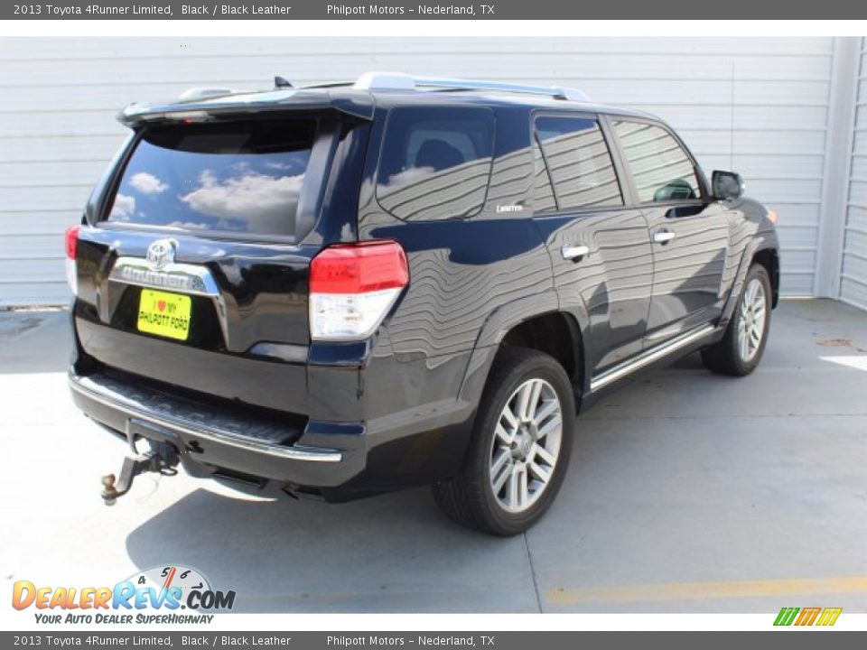 2013 Toyota 4Runner Limited Black / Black Leather Photo #9