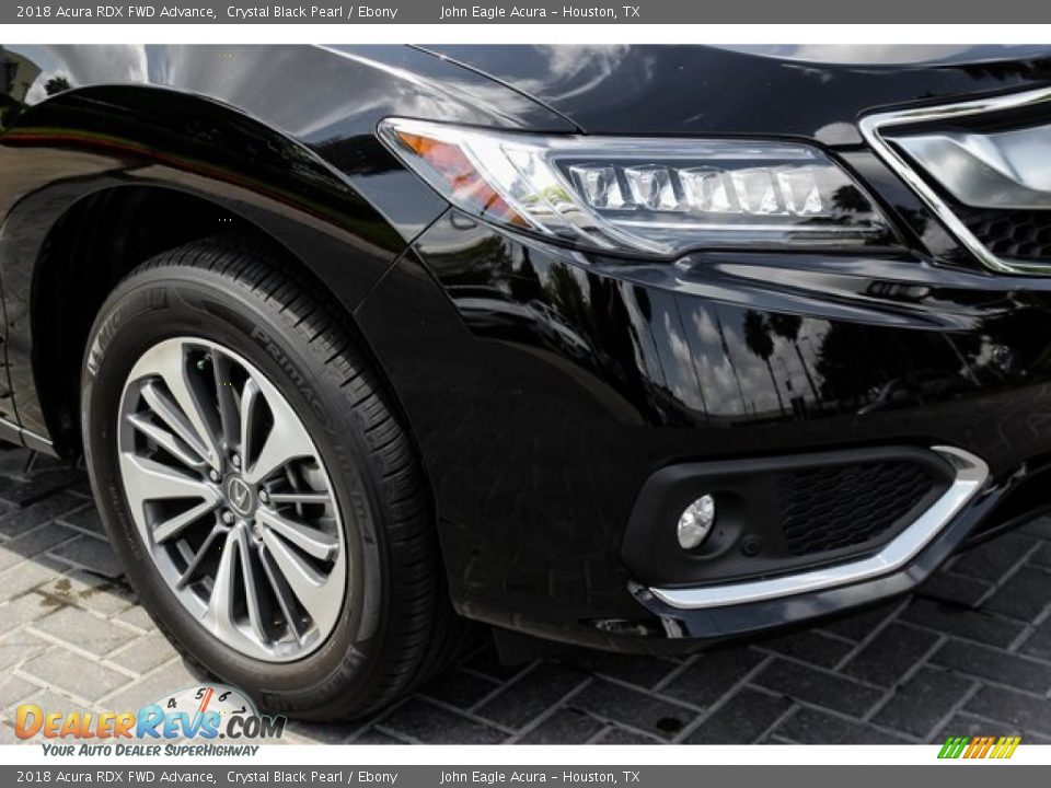 2018 Acura RDX FWD Advance Crystal Black Pearl / Ebony Photo #12