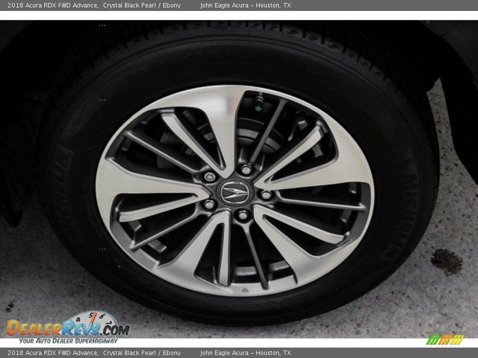 2018 Acura RDX FWD Advance Crystal Black Pearl / Ebony Photo #13