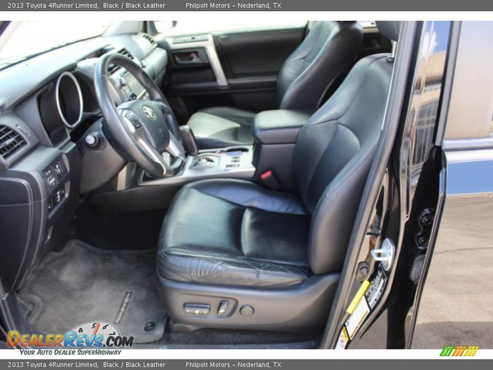 2013 Toyota 4Runner Limited Black / Black Leather Photo #12