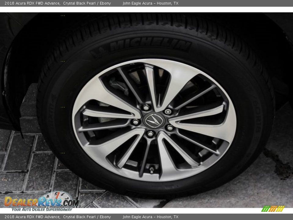 2018 Acura RDX FWD Advance Crystal Black Pearl / Ebony Photo #14