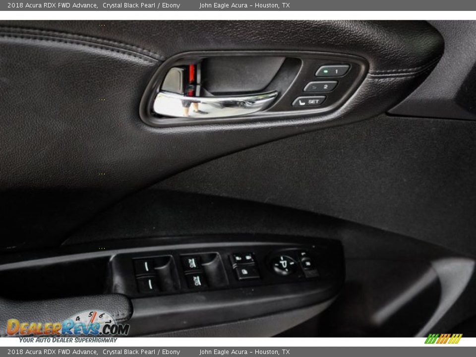 2018 Acura RDX FWD Advance Crystal Black Pearl / Ebony Photo #15