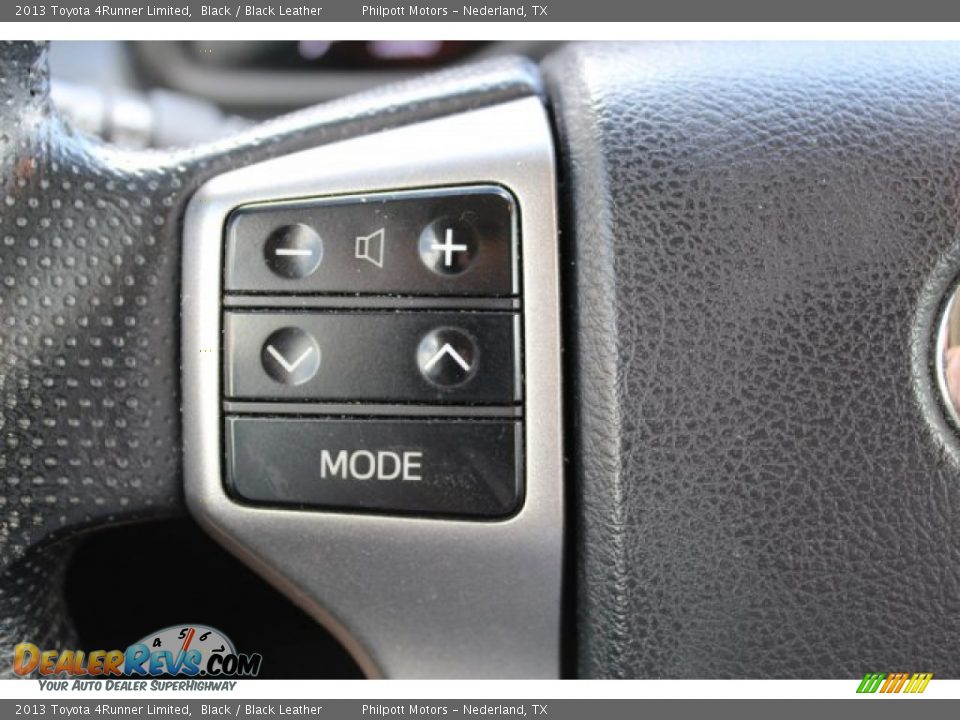 2013 Toyota 4Runner Limited Black / Black Leather Photo #14
