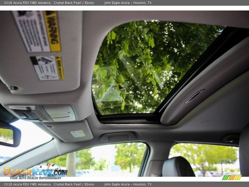 2018 Acura RDX FWD Advance Crystal Black Pearl / Ebony Photo #17