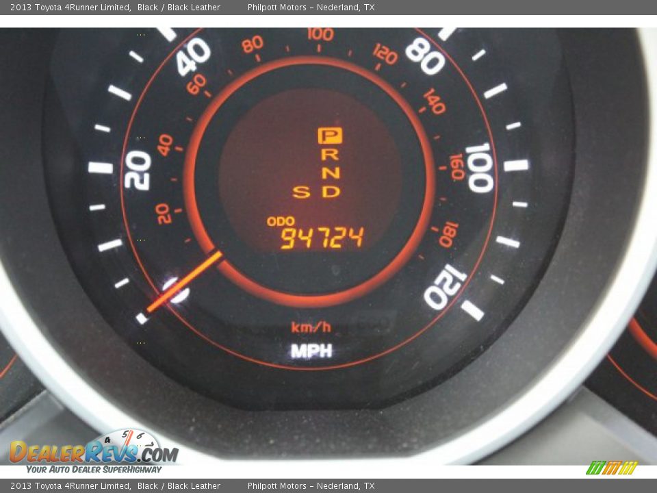 2013 Toyota 4Runner Limited Black / Black Leather Photo #17