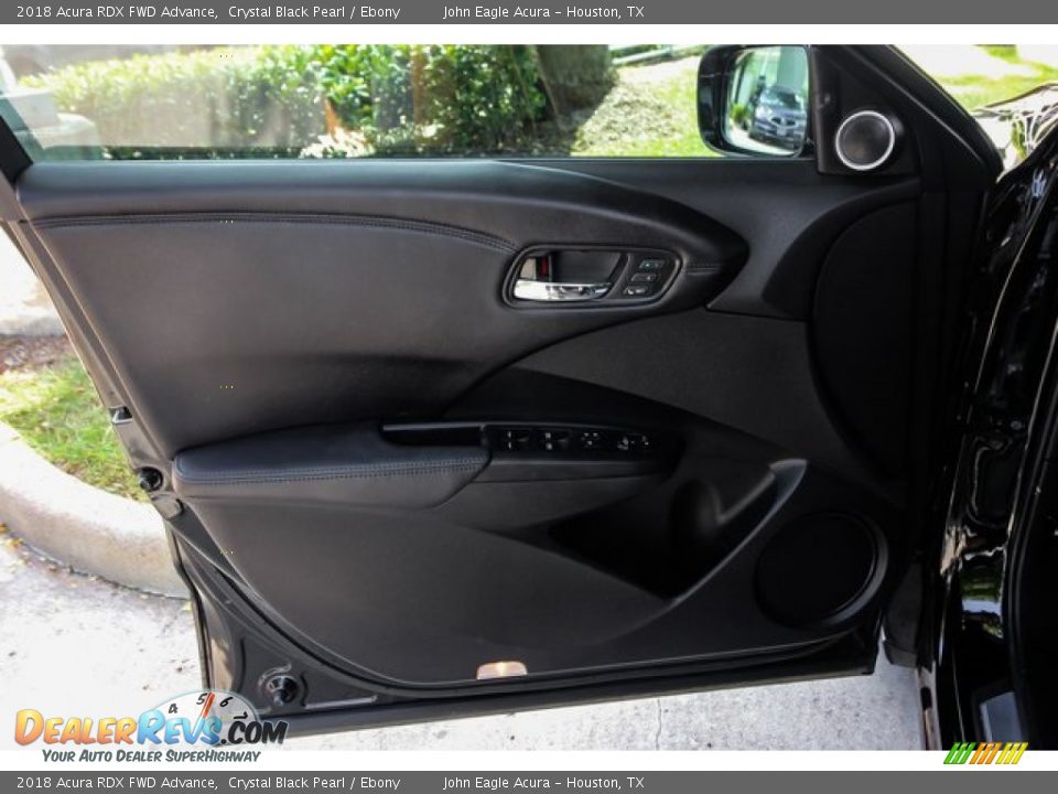 2018 Acura RDX FWD Advance Crystal Black Pearl / Ebony Photo #18