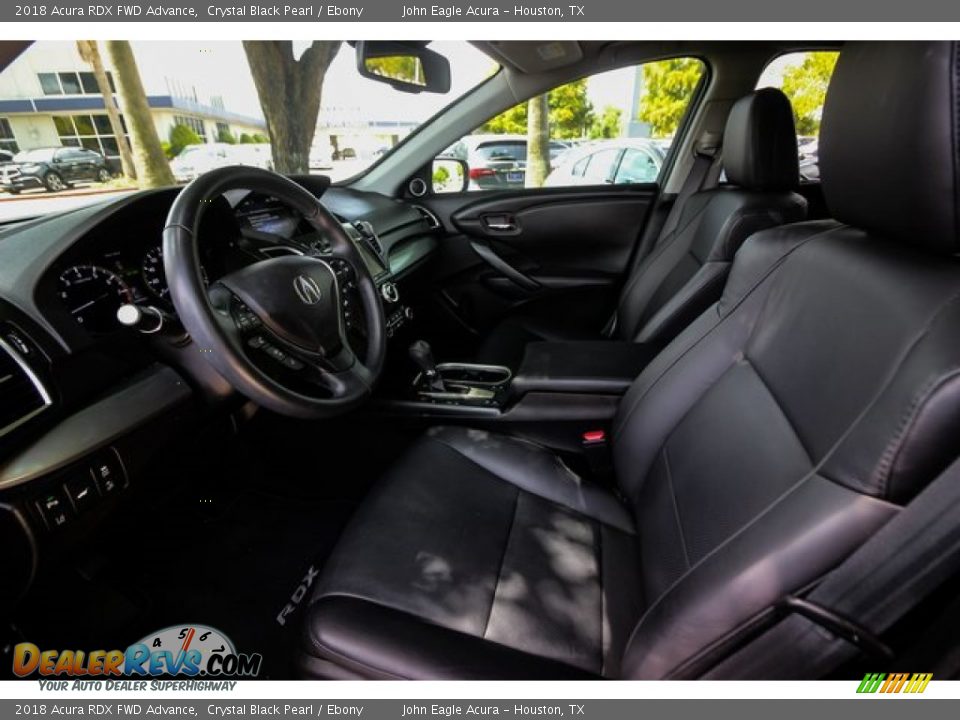 2018 Acura RDX FWD Advance Crystal Black Pearl / Ebony Photo #19
