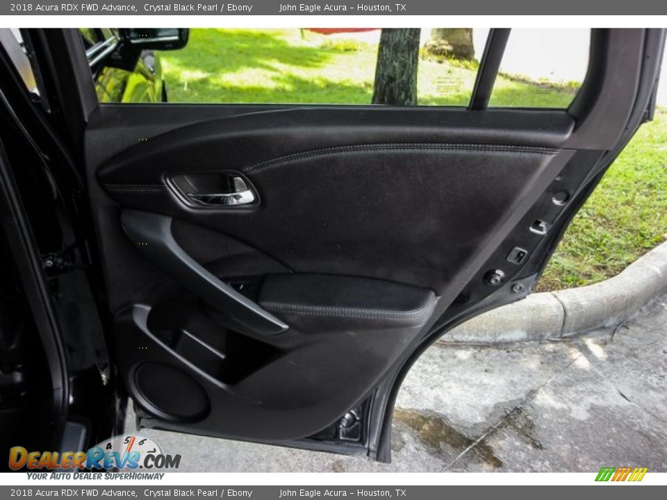 2018 Acura RDX FWD Advance Crystal Black Pearl / Ebony Photo #22