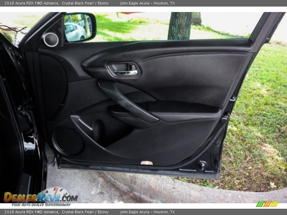 2018 Acura RDX FWD Advance Crystal Black Pearl / Ebony Photo #24
