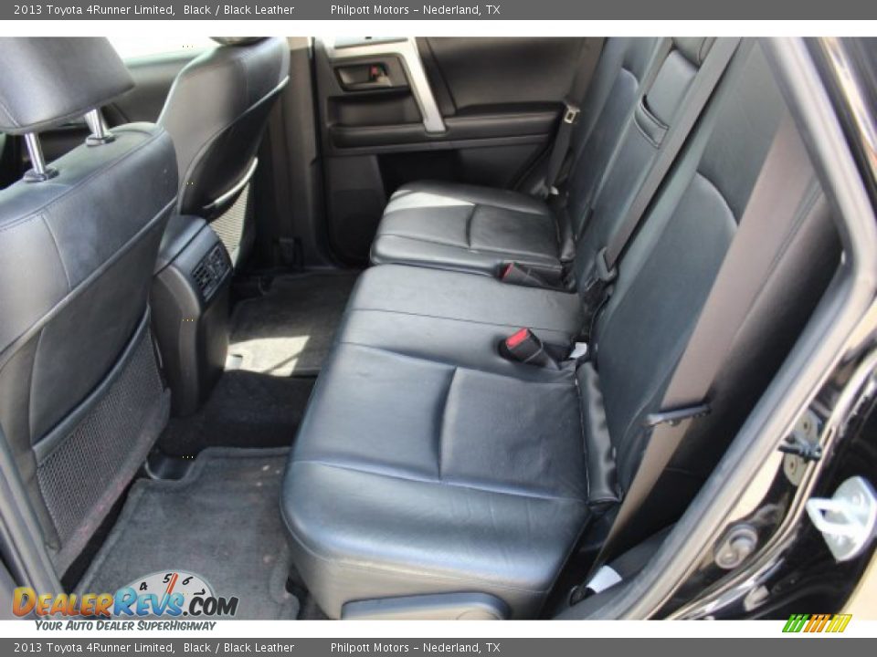 2013 Toyota 4Runner Limited Black / Black Leather Photo #24