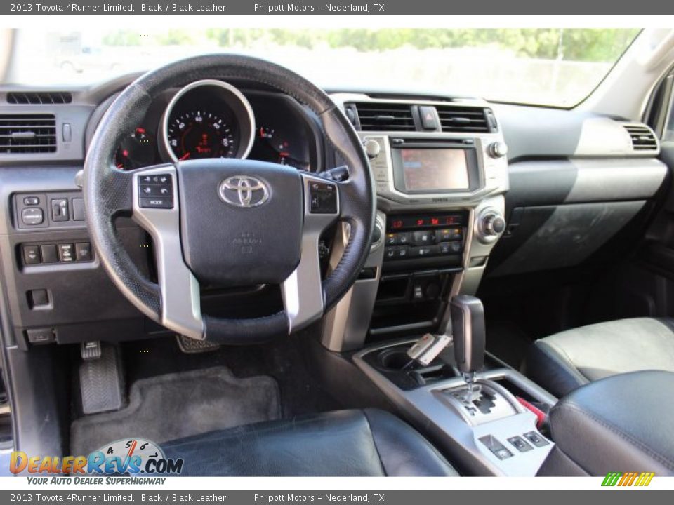2013 Toyota 4Runner Limited Black / Black Leather Photo #25